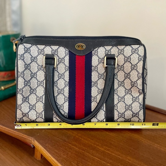 Vintage 1980s Gucci Boston Bag - Picture 9 of 10